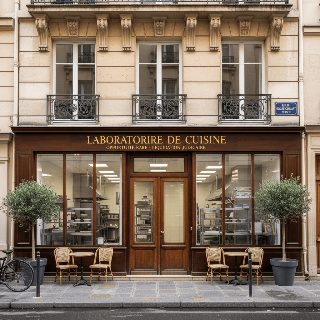 Laboratoire de Cuisine à Paris - Opportunité Rare en liquidation judiciaire