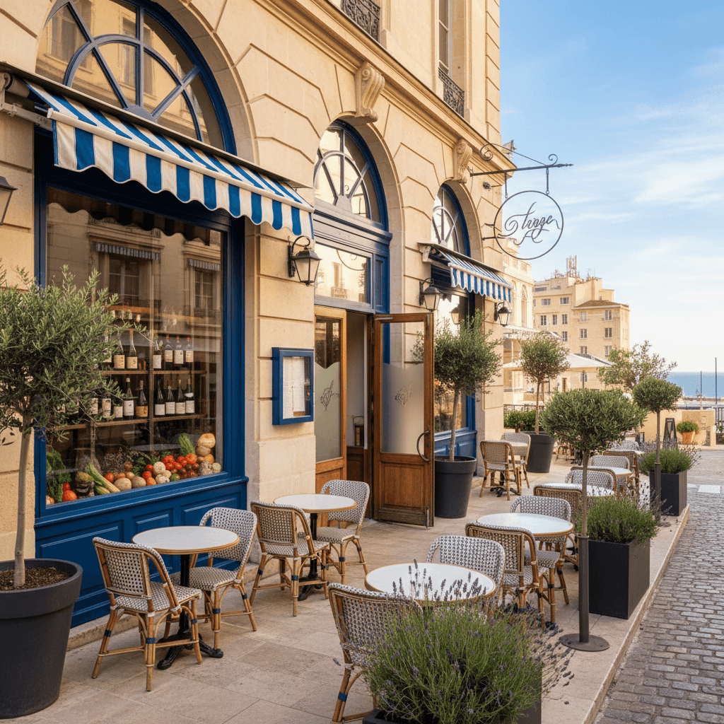 Restaurant 100m² à Marseille : terrasse - licence IV