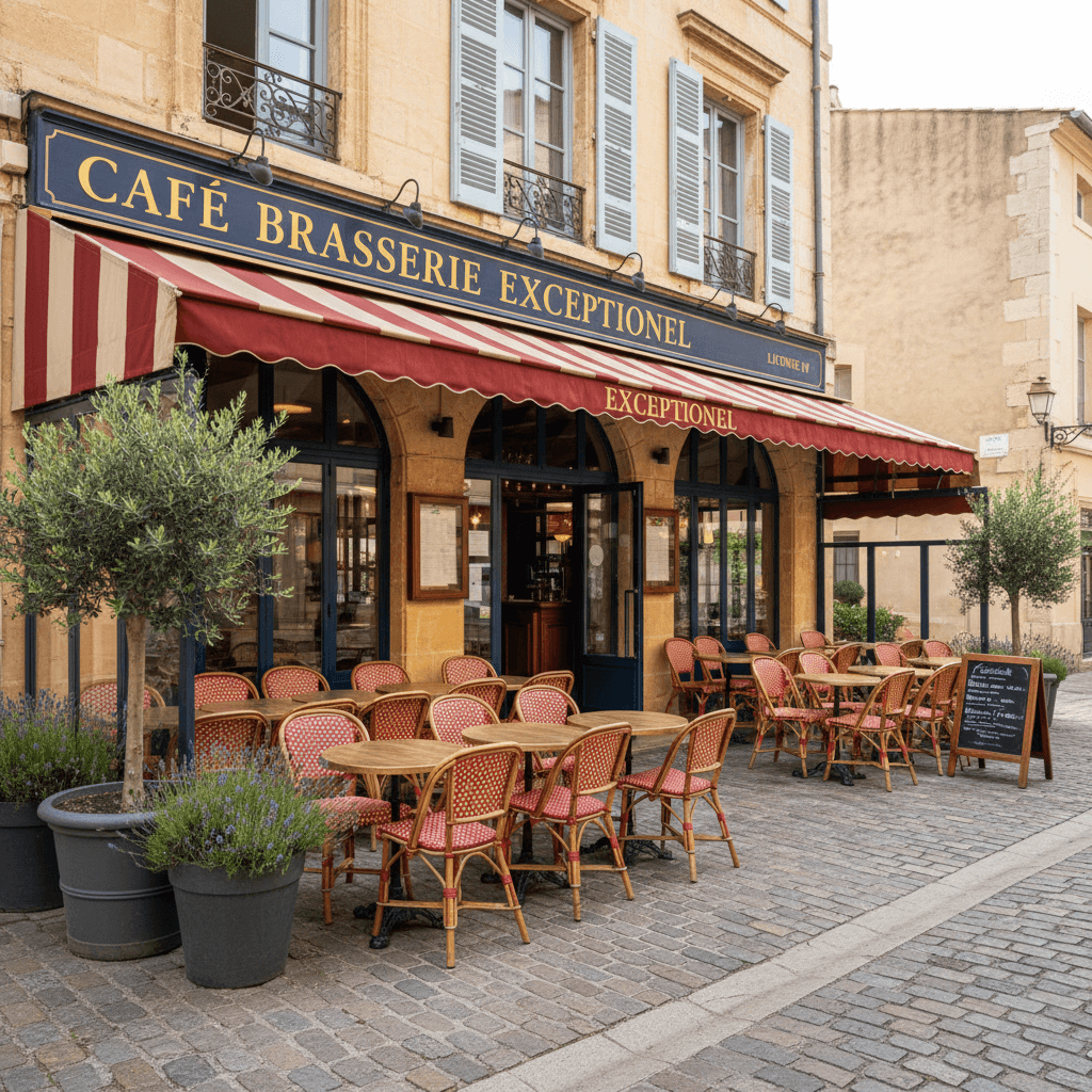 Bar-brasserie 110m² à Aix-En-Provence : terrasse - licence IV