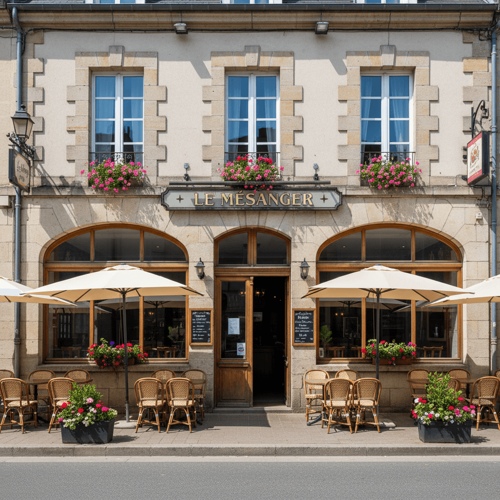 Bar-brasserie 300m² à Mésanger : terrasse - licence IV - Image 1