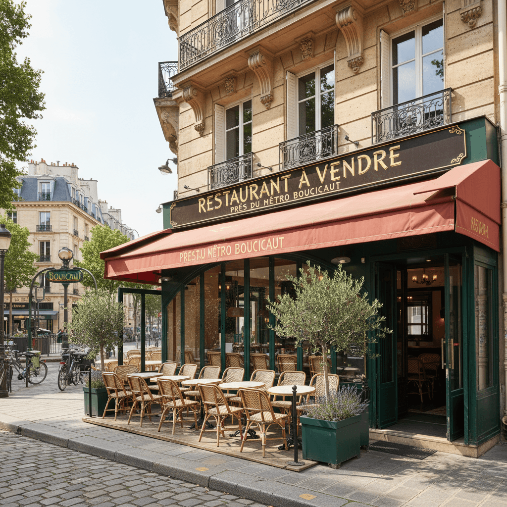 Restaurant 25 couverts à Paris : terrasse - licence IV