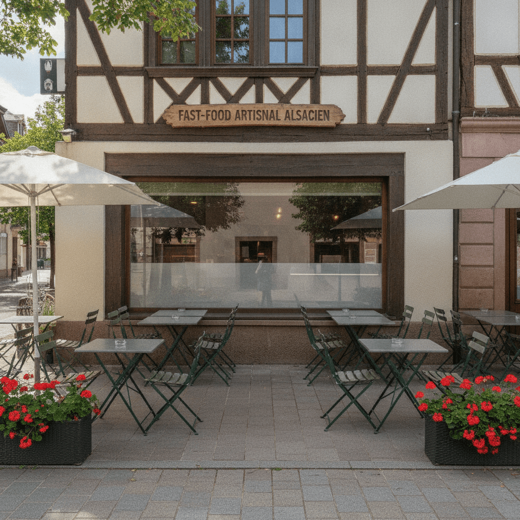 Fast-food 120m² à Colmar : terrasse - licence IV - Image 1