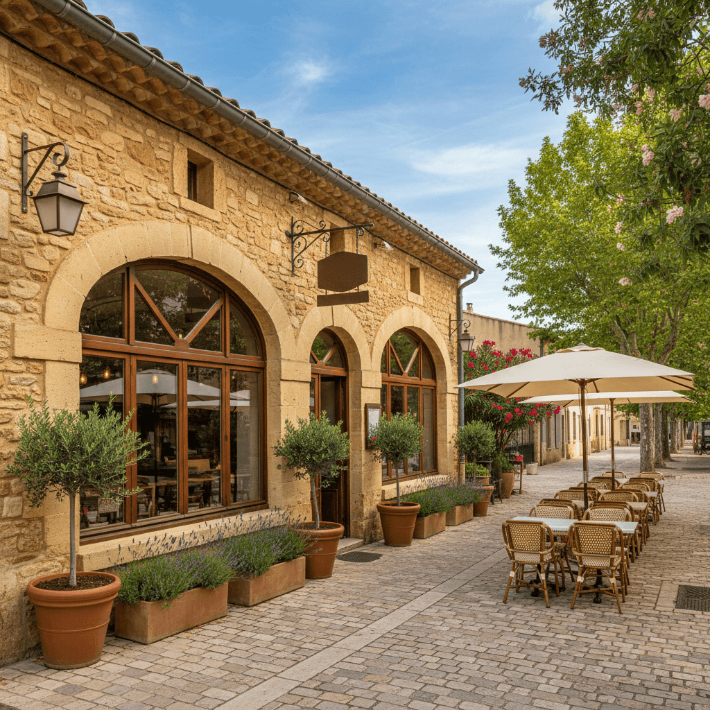 Bar-brasserie à Saint-Rémy-De-Provence : terrasse - licence IV - Image 1