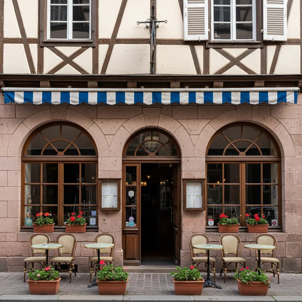 Restaurant 90m² à Strasbourg : terrasse - licence IV - Image 1