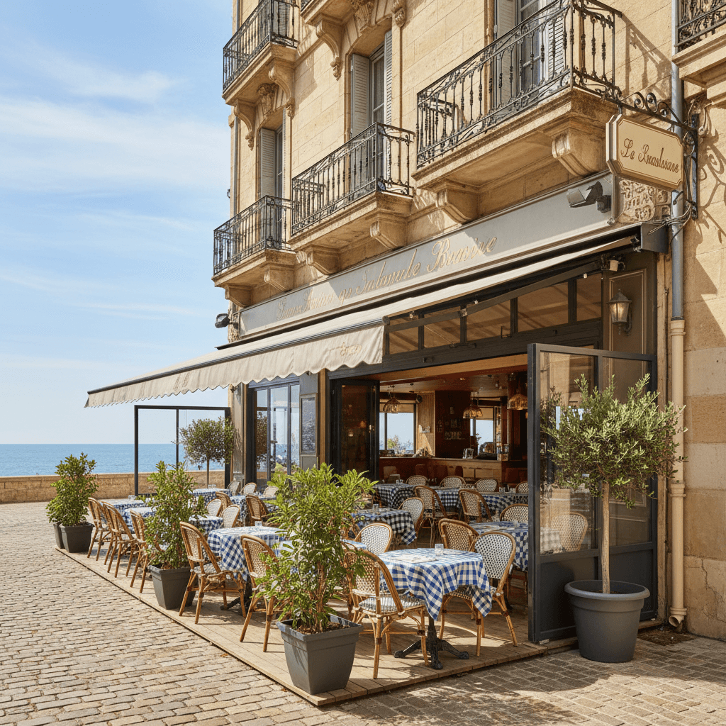 Bar-brasserie à Perpignan : terrasse - extraction - Image 1