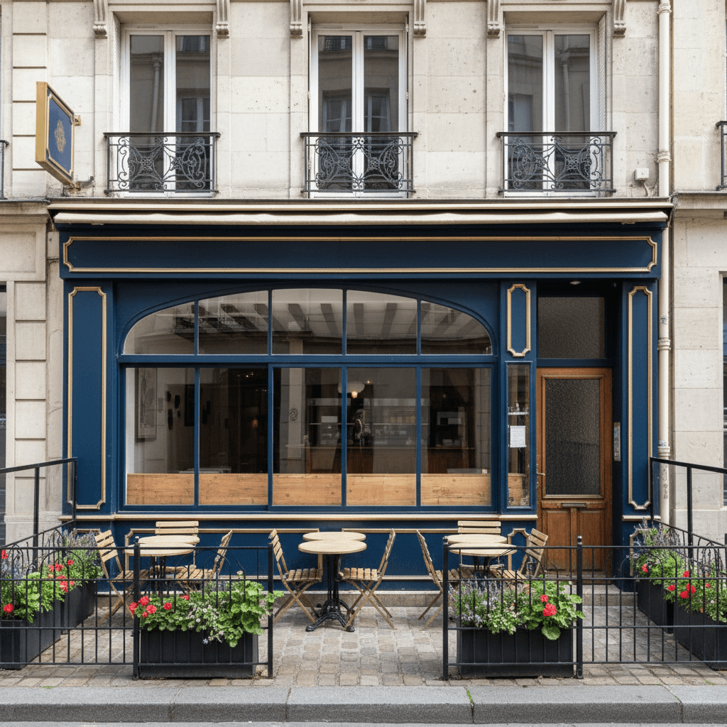 Restaurant 35 couverts à Ivry-sur-Seine : terrasse - extraction - Image 1