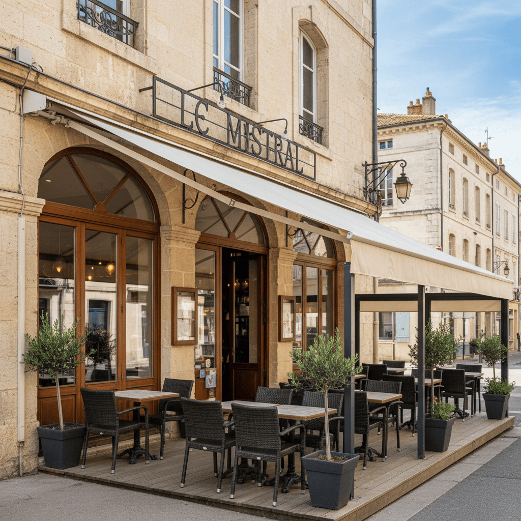 Restaurant 300m² à Montélimar : terrasse - licence IV - Image 1