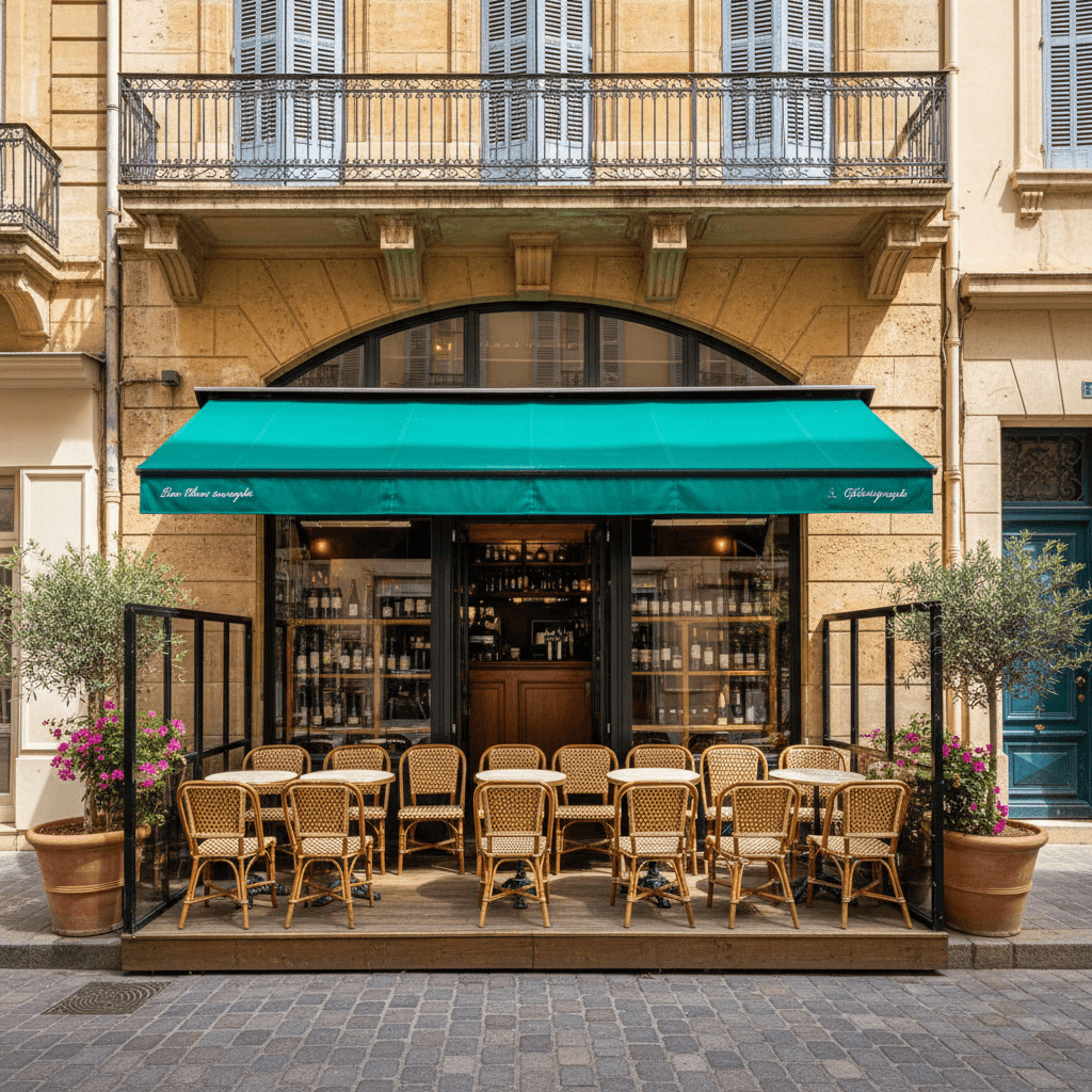 Bar-brasserie 80m² à Marseille : terrasse