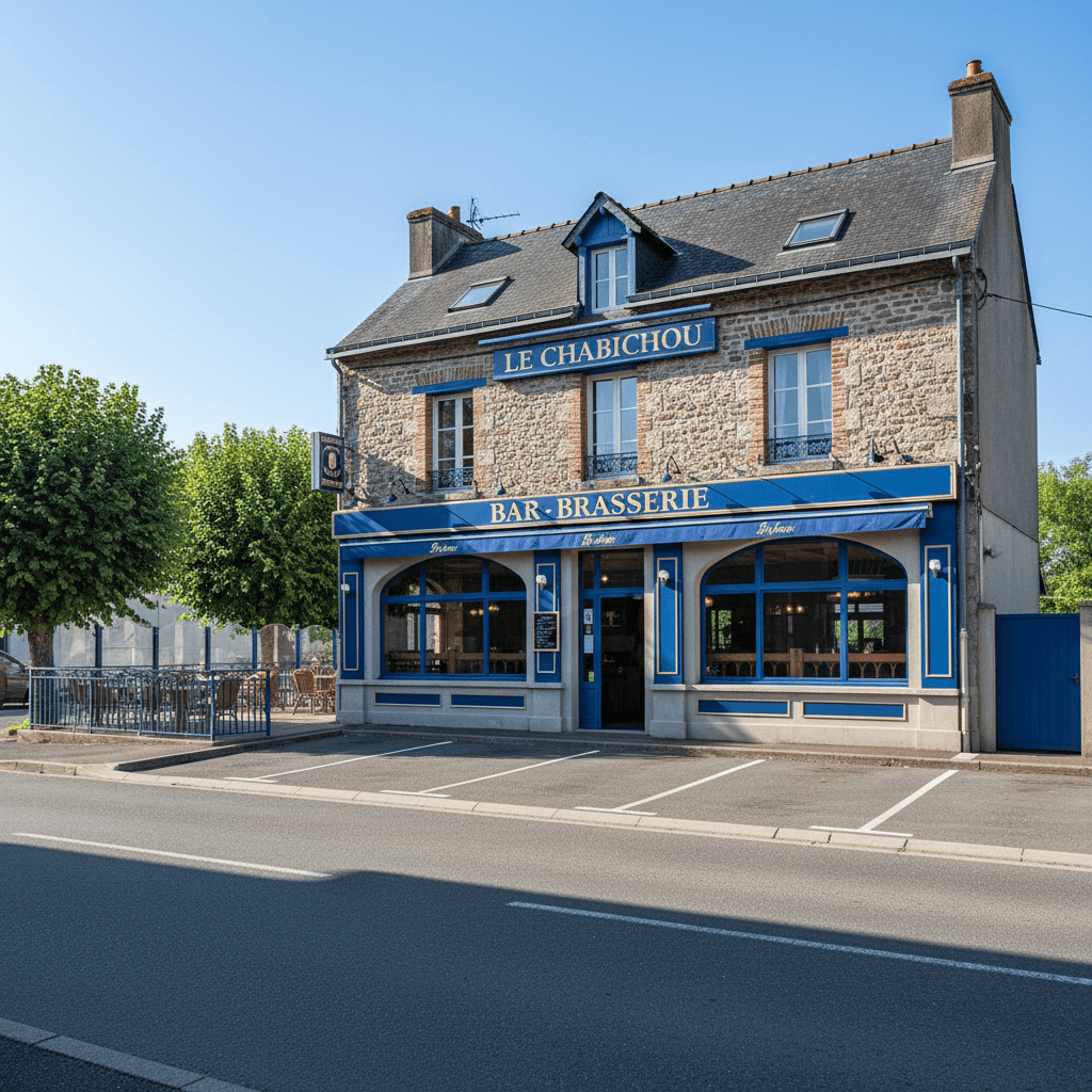 Bar-brasserie 264m² à Joué-En-Charnie : terrasse - licence IV - Image 1