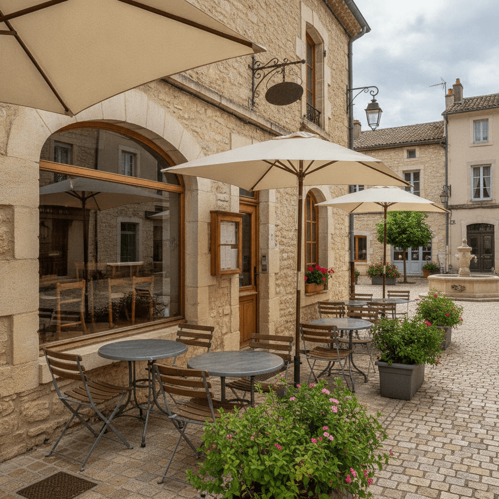 Restaurant 150m² à Saint-Privat-De-Champclos : terrasse - licence IV - Image 1