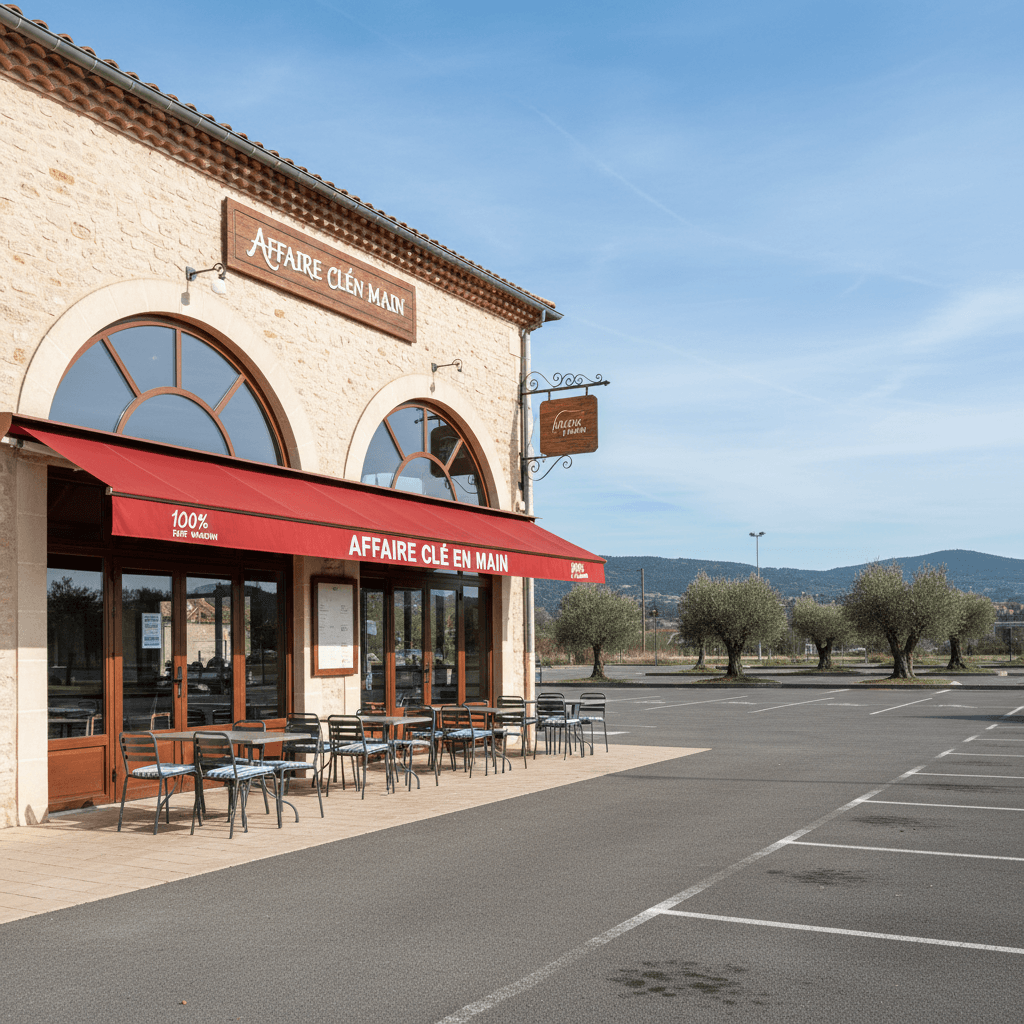Fast-food à Perpignan : parking - Image 1