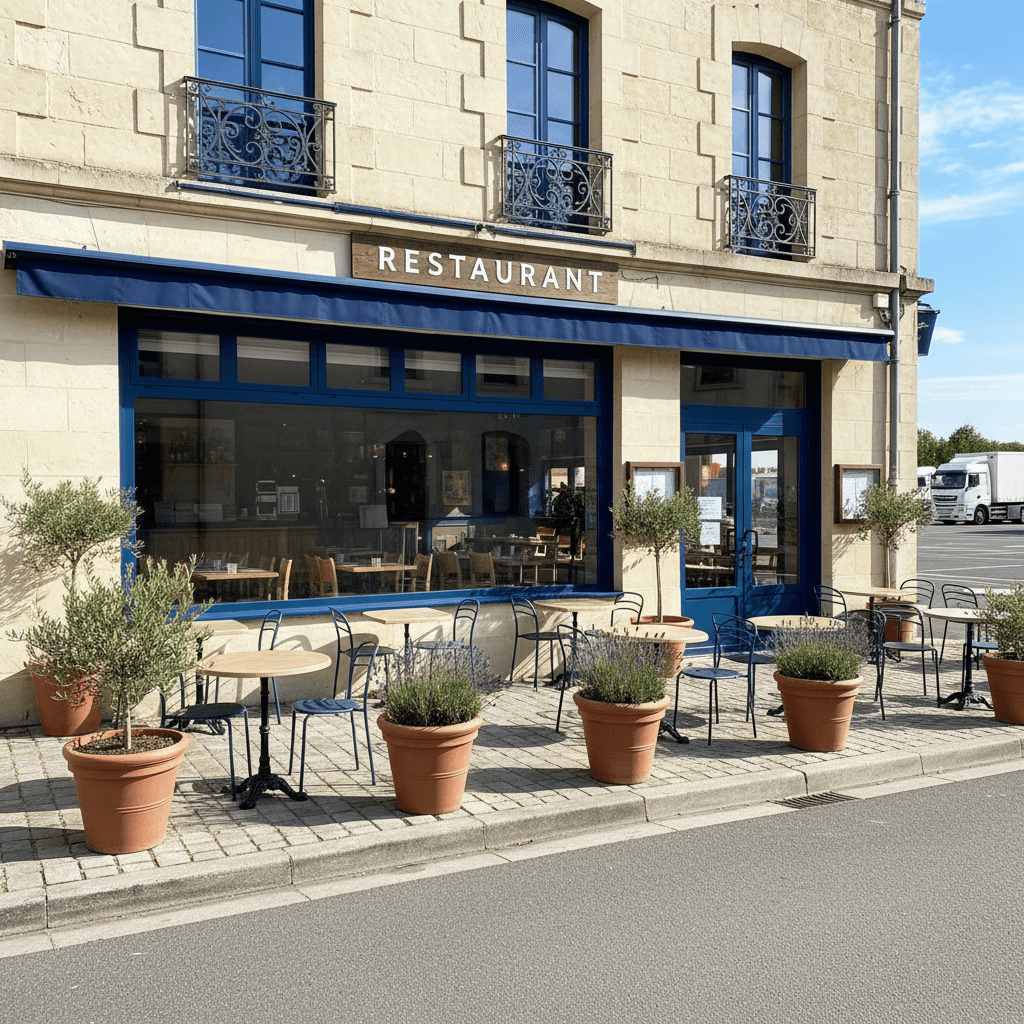 Restaurant à Champ-Sur-Drac : terrasse - licence IV - Image 1