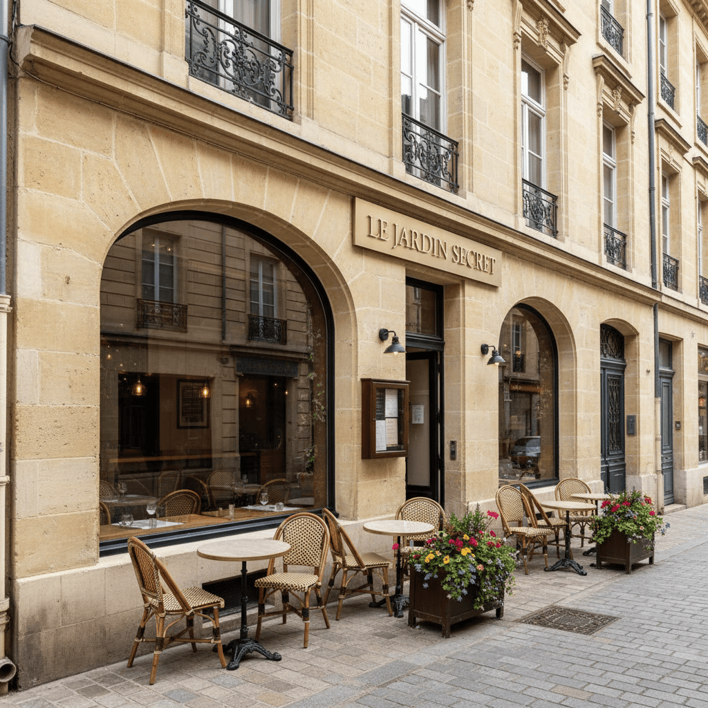 Restaurant 150m² à Bordeaux : terrasse - licence IV