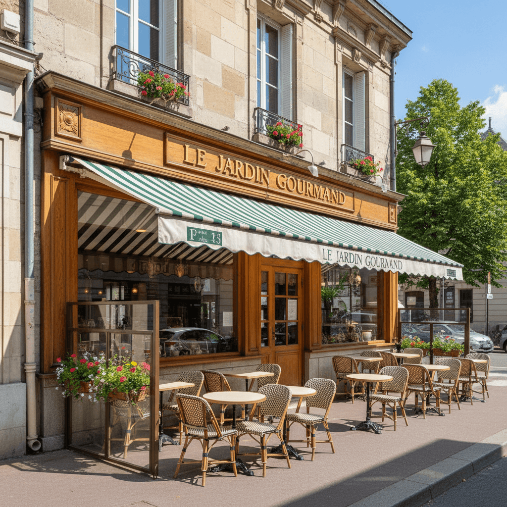 Restaurant 120m² à Compiègne : terrasse - licence IV