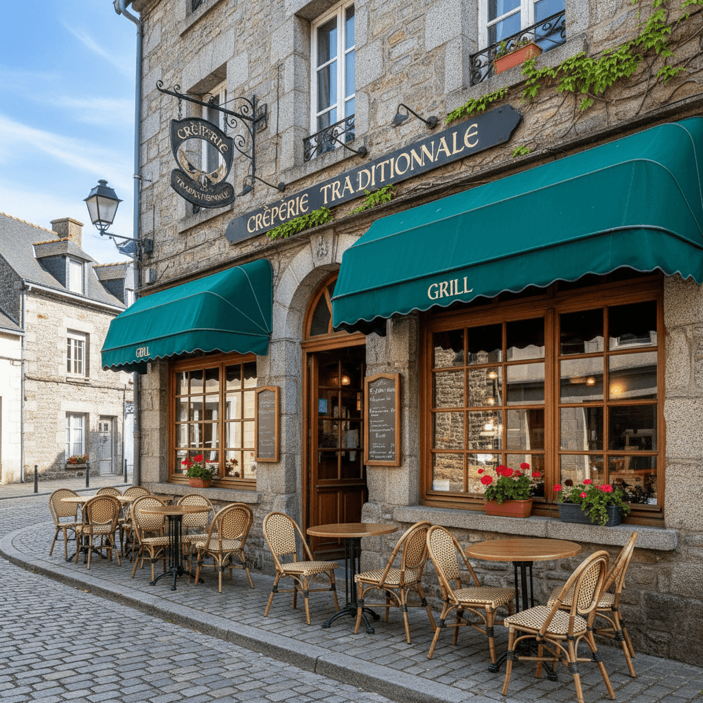 Restaurant à Pontivy : terrasse - Image 1