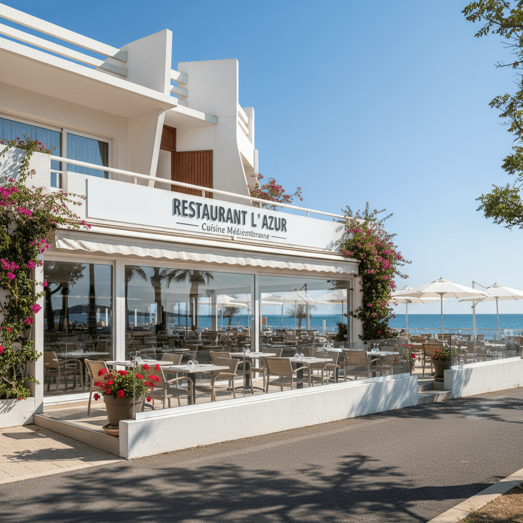 Restaurant 150m² à La Grande-Motte : terrasse - extraction - Image 1