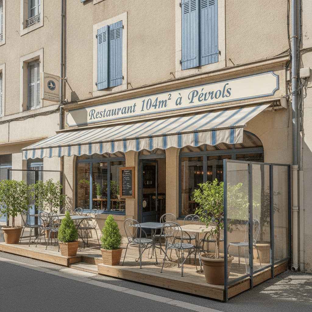Restaurant 104m² à Pérols : terrasse - licence IV - Image 1