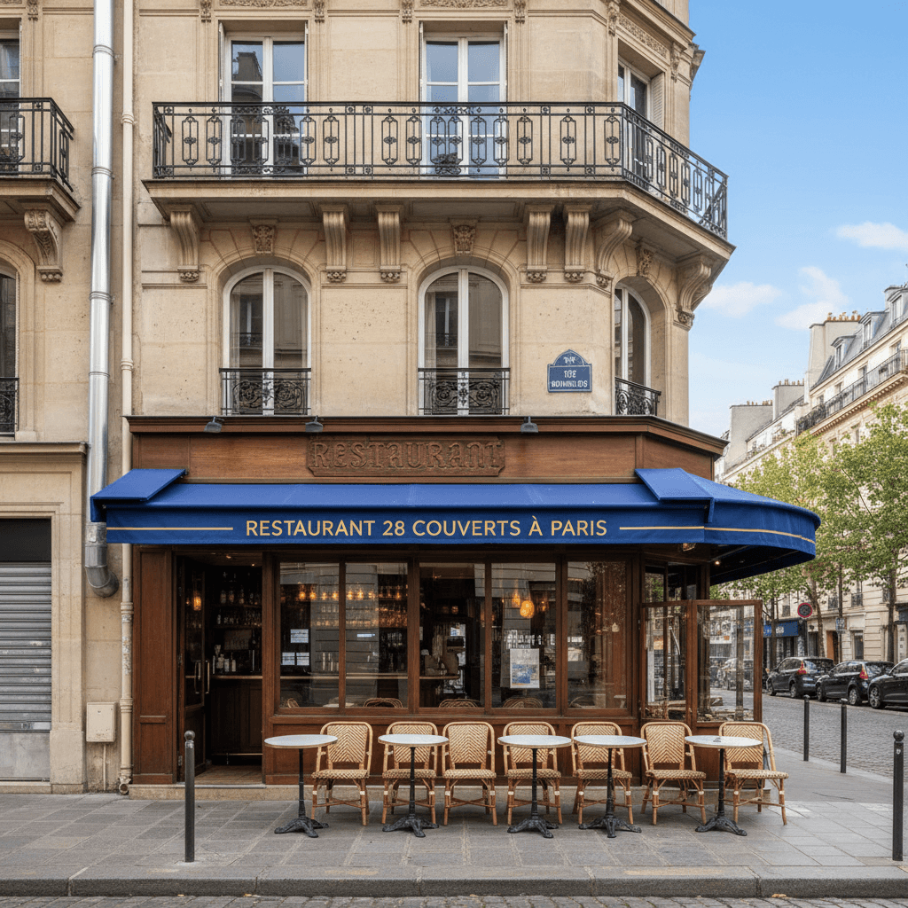 Restaurant 28 couverts à Paris : extraction - Image 1