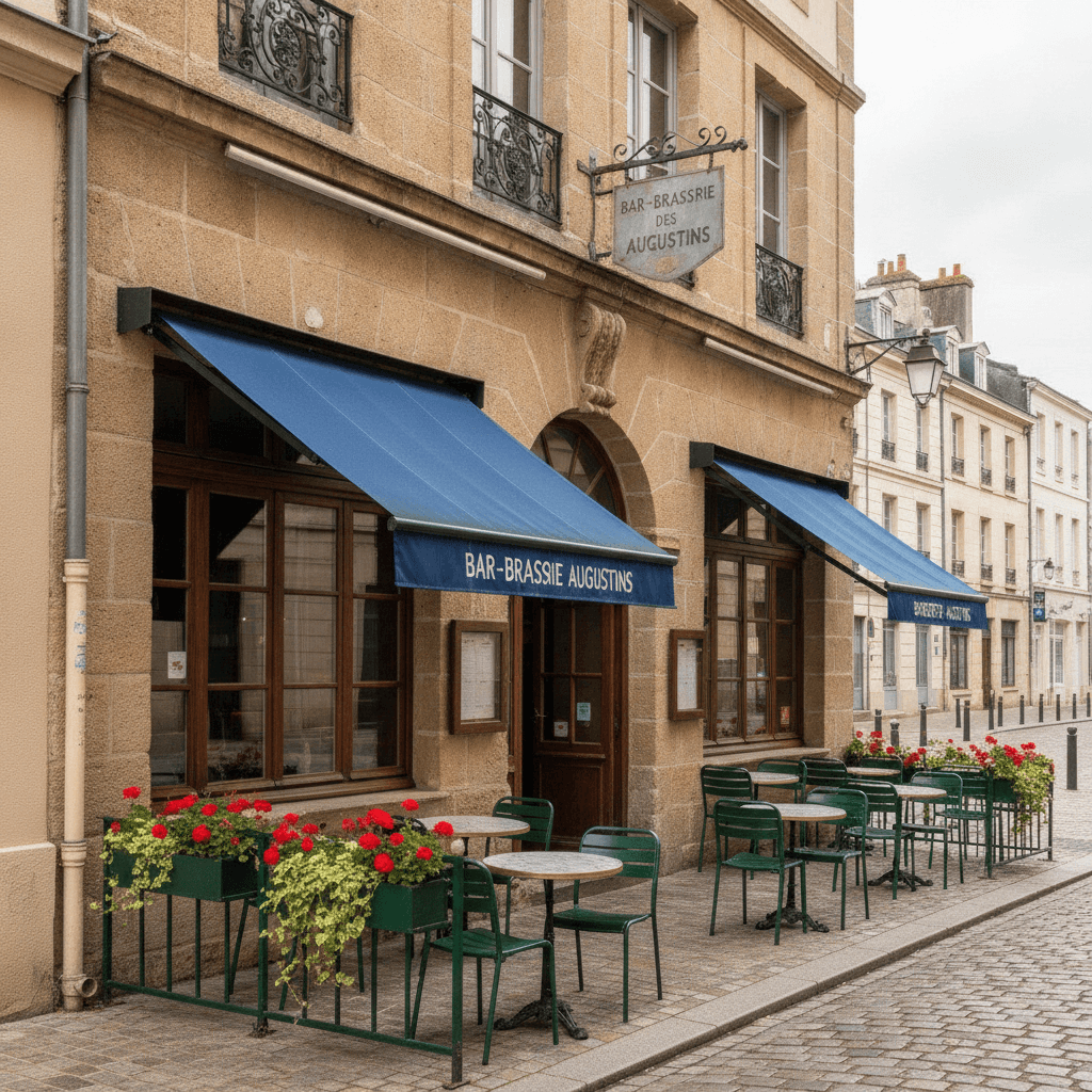 Bar-brasserie 150m² à Saintes : terrasse - licence IV - Image 1