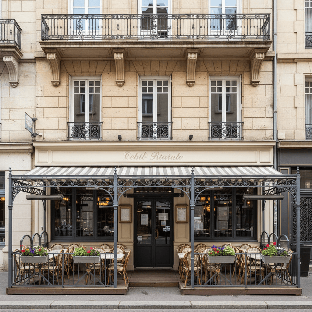 Restaurant à Grenoble : terrasse - licence IV