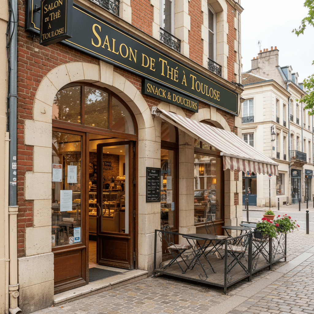 Snack 63m² à Toulouse : terrasse - extraction - Image 1