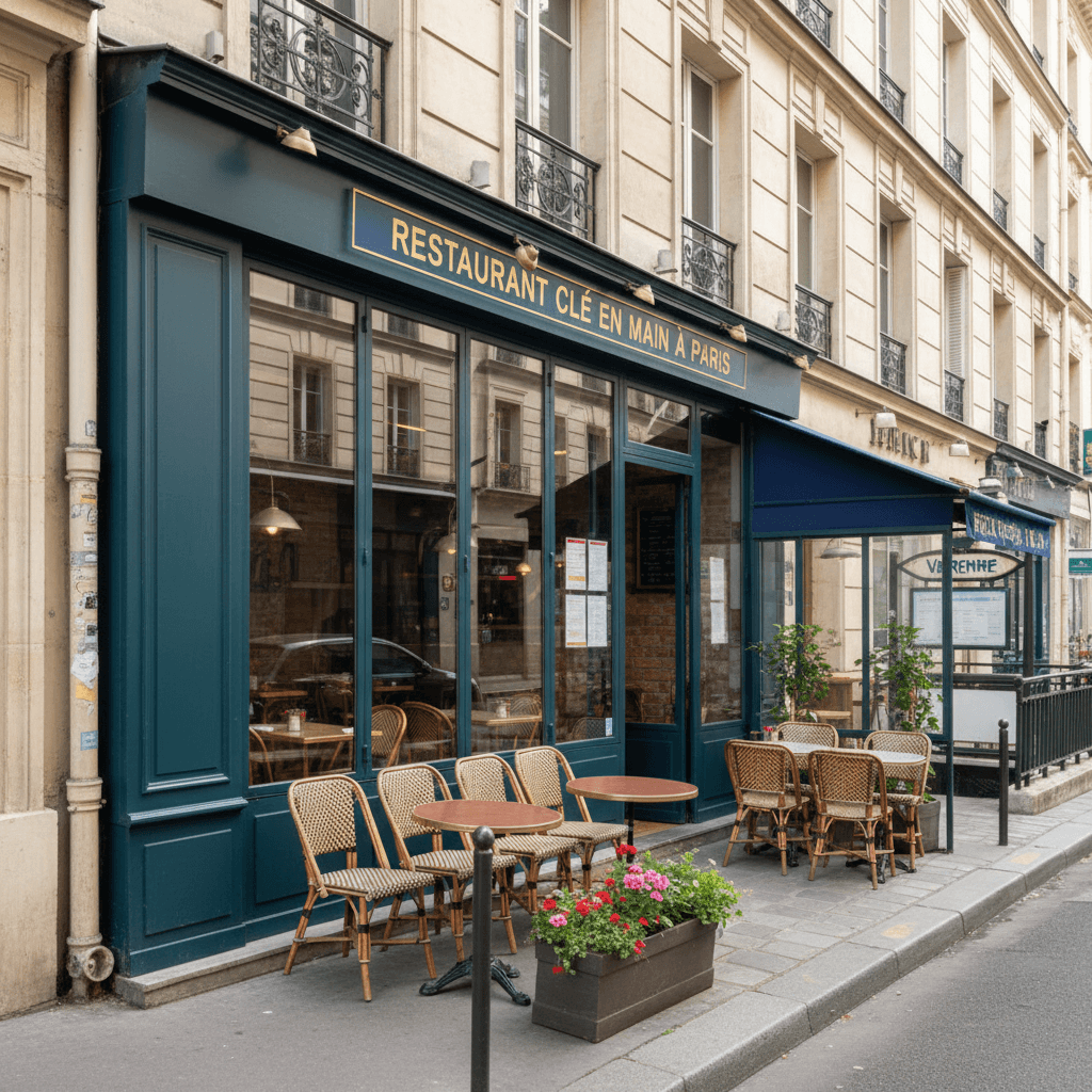 Restaurant clé en main à Paris - 76 m²