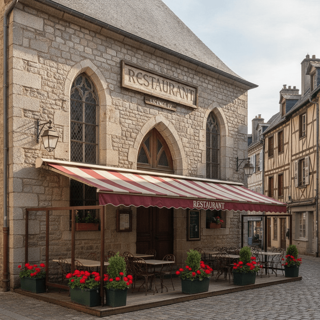 Restaurant 114m² à Le Puy-En-Velay : terrasse - licence IV - Image 1