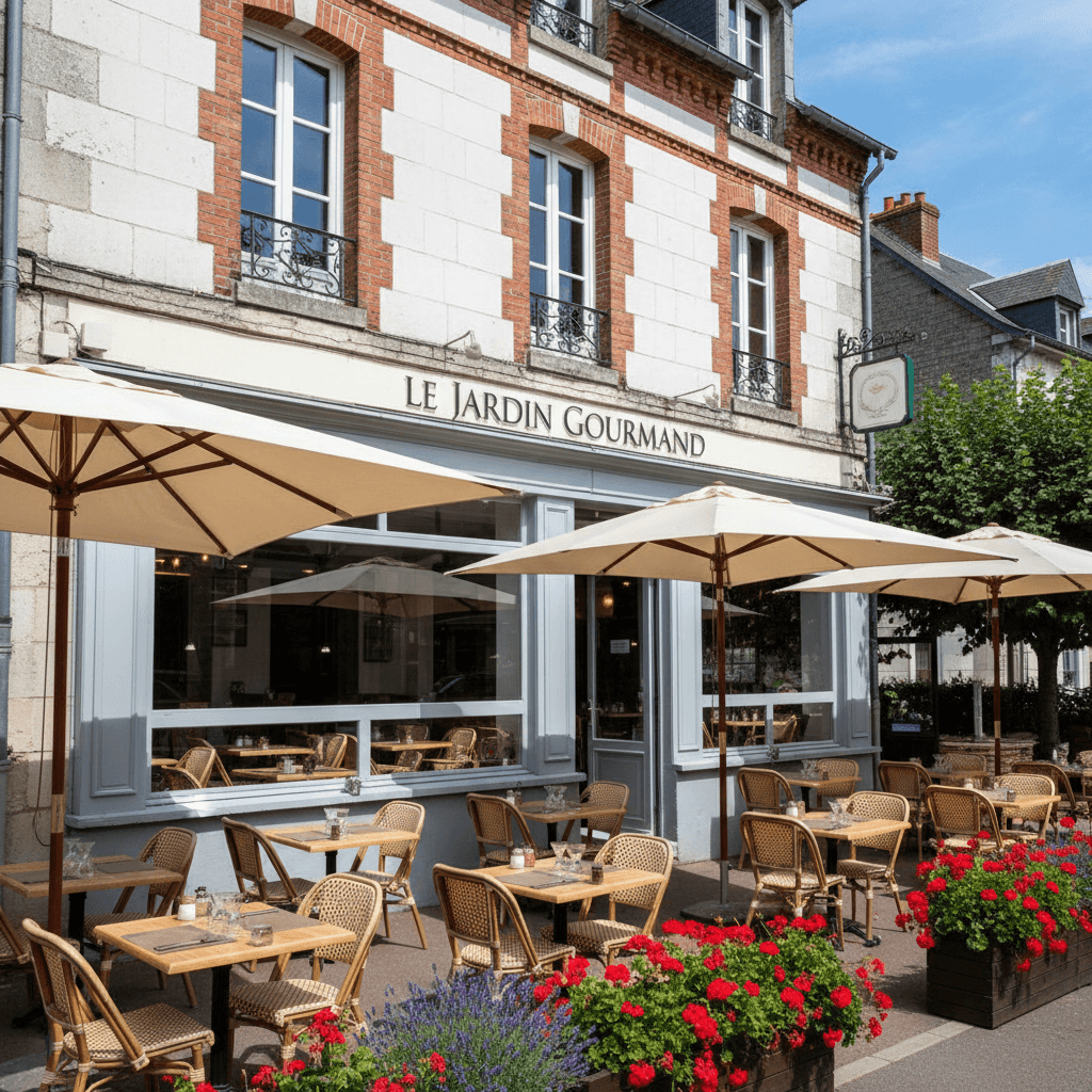 Restaurant 330m² à Nogent-Le-Rotrou : terrasse - licence IV - Image 1