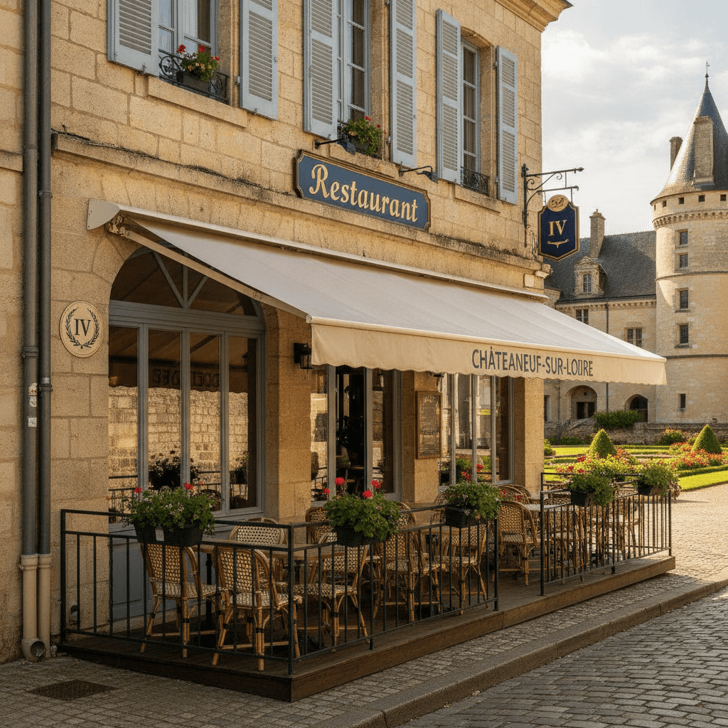 Restaurant 300m² à Châteauneuf-Sur-Loire : terrasse - licence IV - Image 1