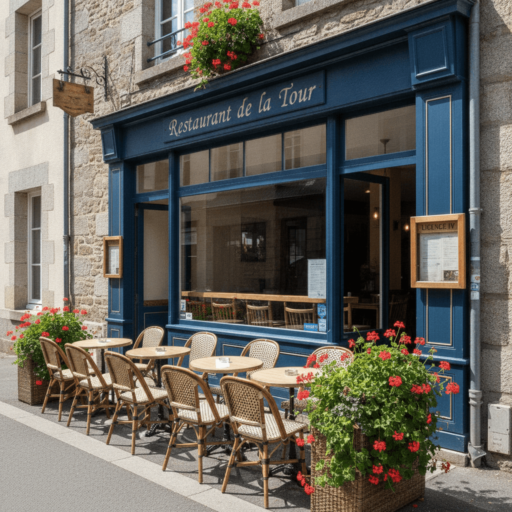 Restaurant à Saint-Brieuc : terrasse - licence IV - Image 1