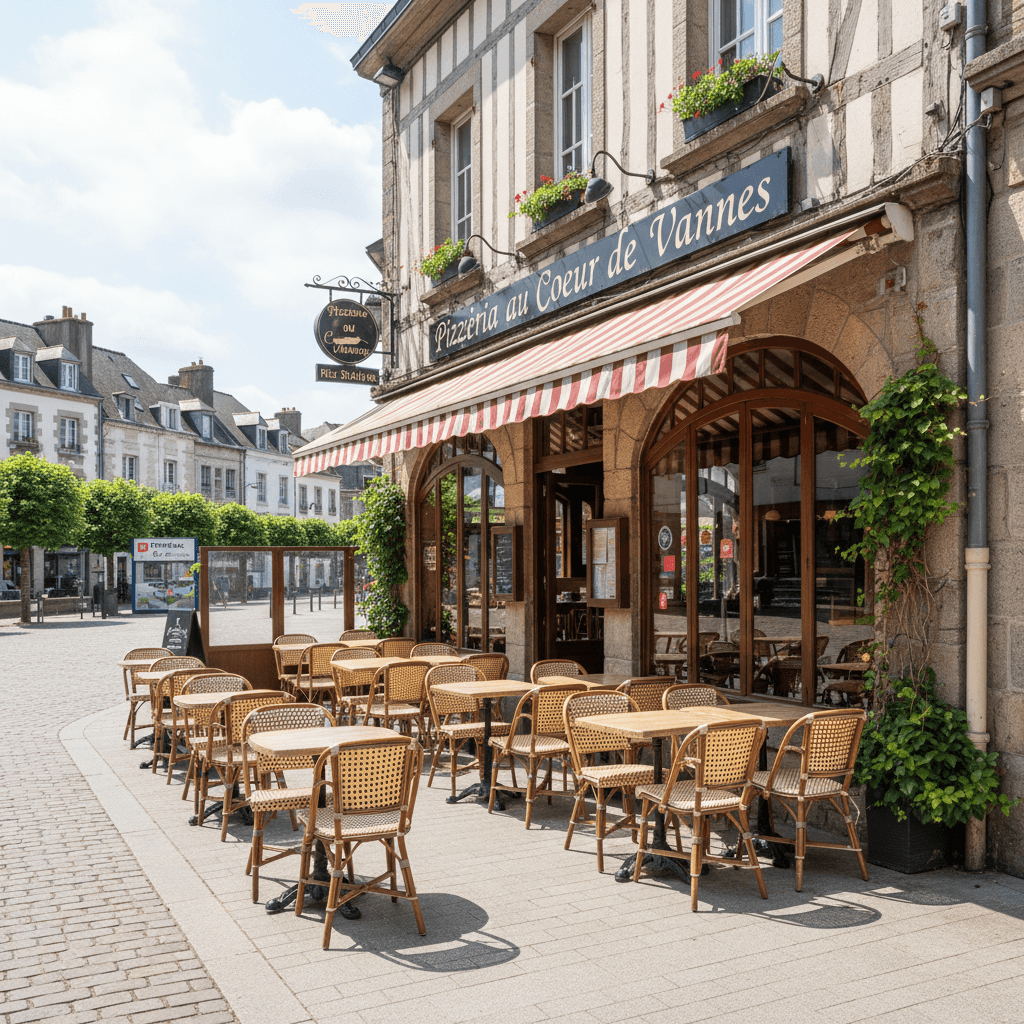Restaurant à Vannes : terrasse - extraction - Image 1
