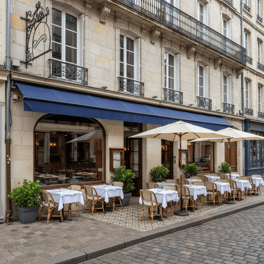 Restaurant 110m² à Angers : terrasse - licence IV