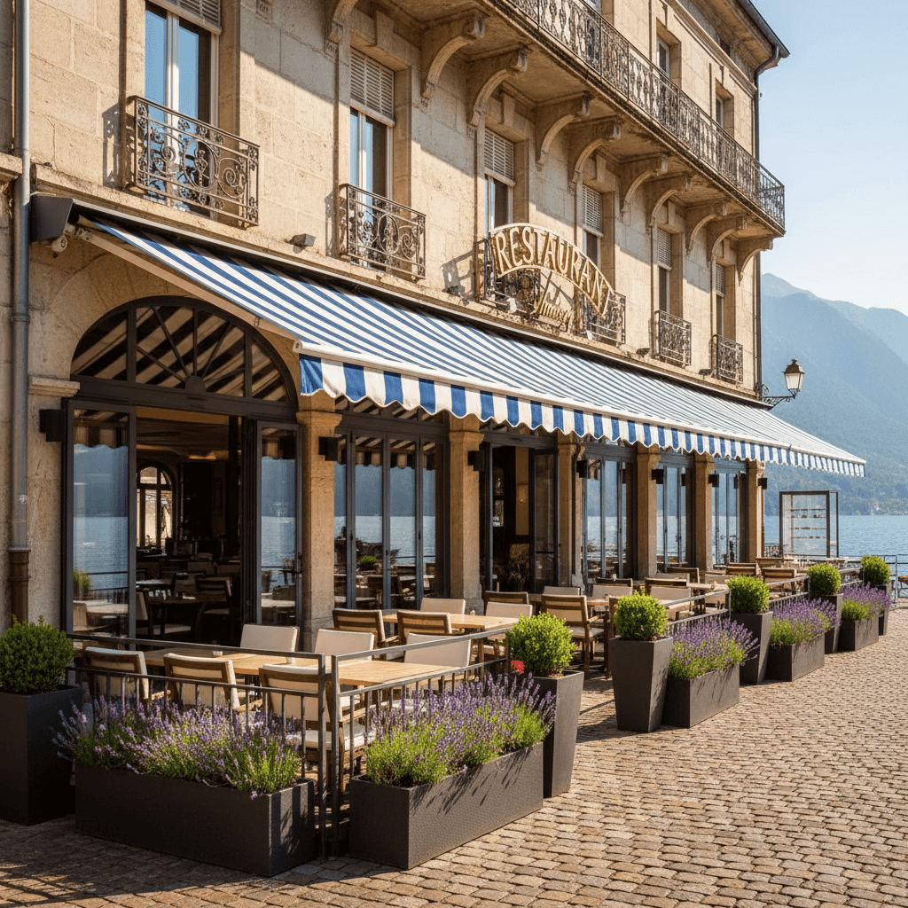 Restaurant à Annecy : terrasse - licence IV - Image 1
