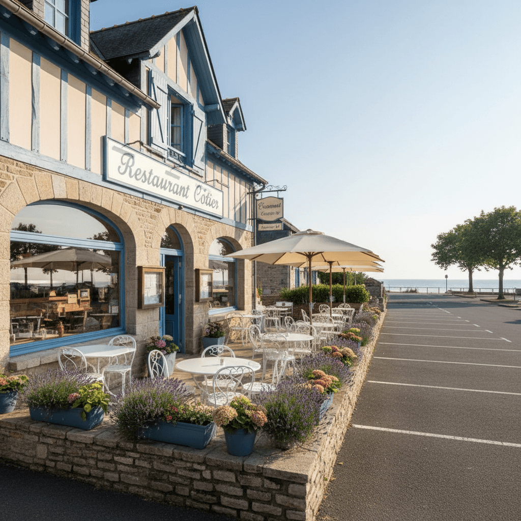 Restaurant à Saint-Lô : terrasse - licence IV - Image 1