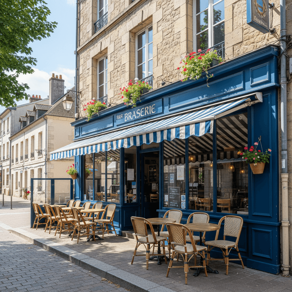 Bar-brasserie 84m² à Bourg-En-Bresse : terrasse - licence IV - Image 1
