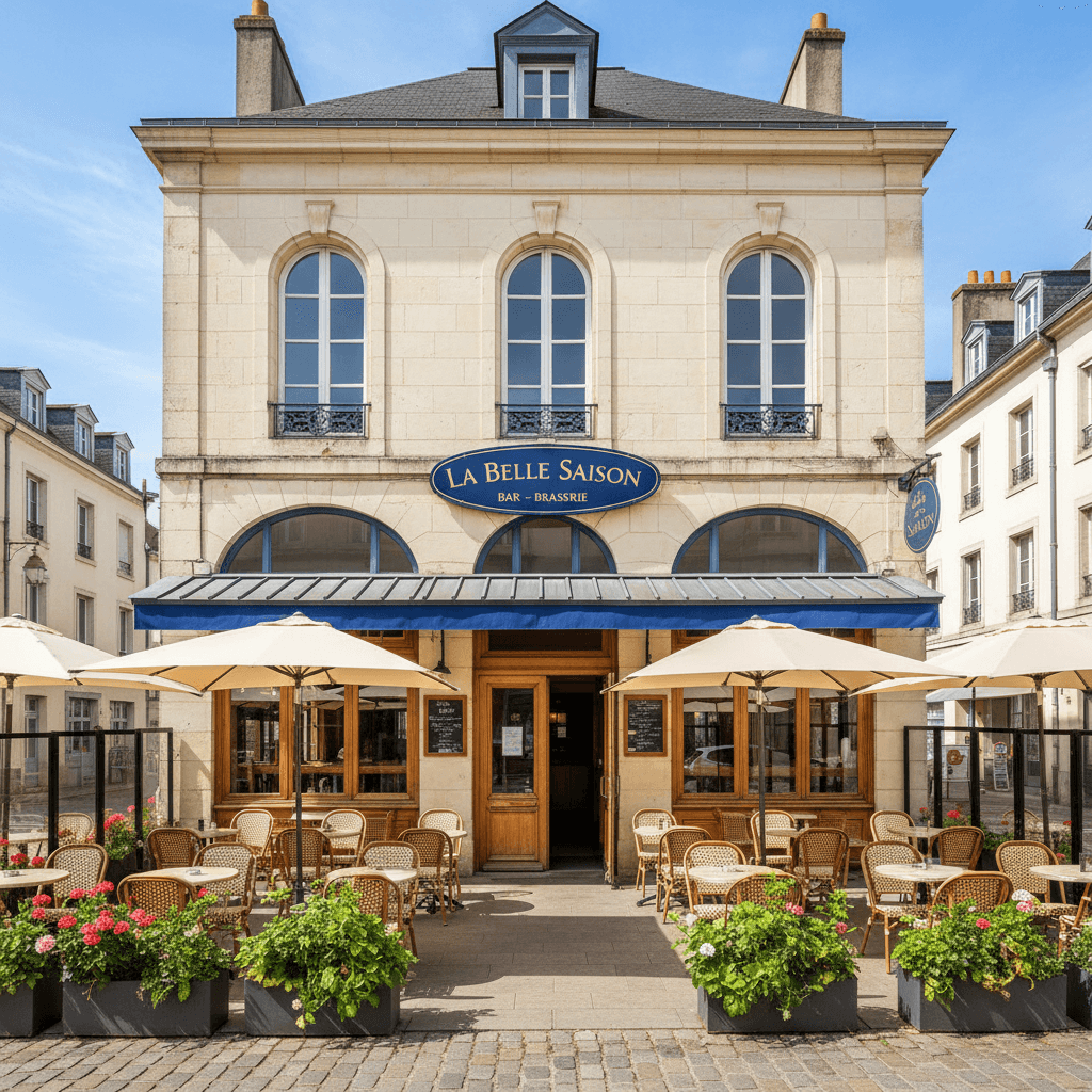 Bar-brasserie 175m² à Issoire : terrasse - licence IV - Image 1