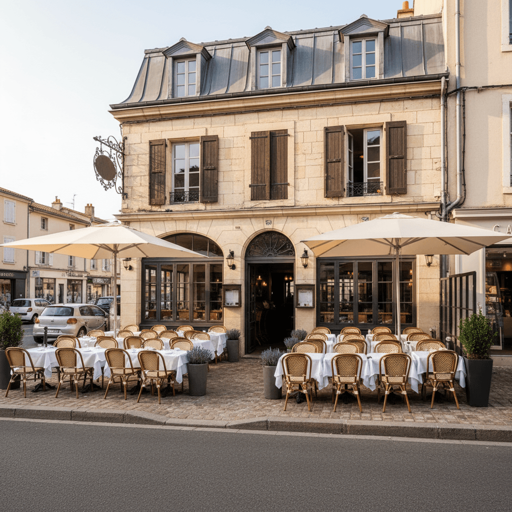 Restaurant à Blausasc : terrasse - licence IV - Image 1