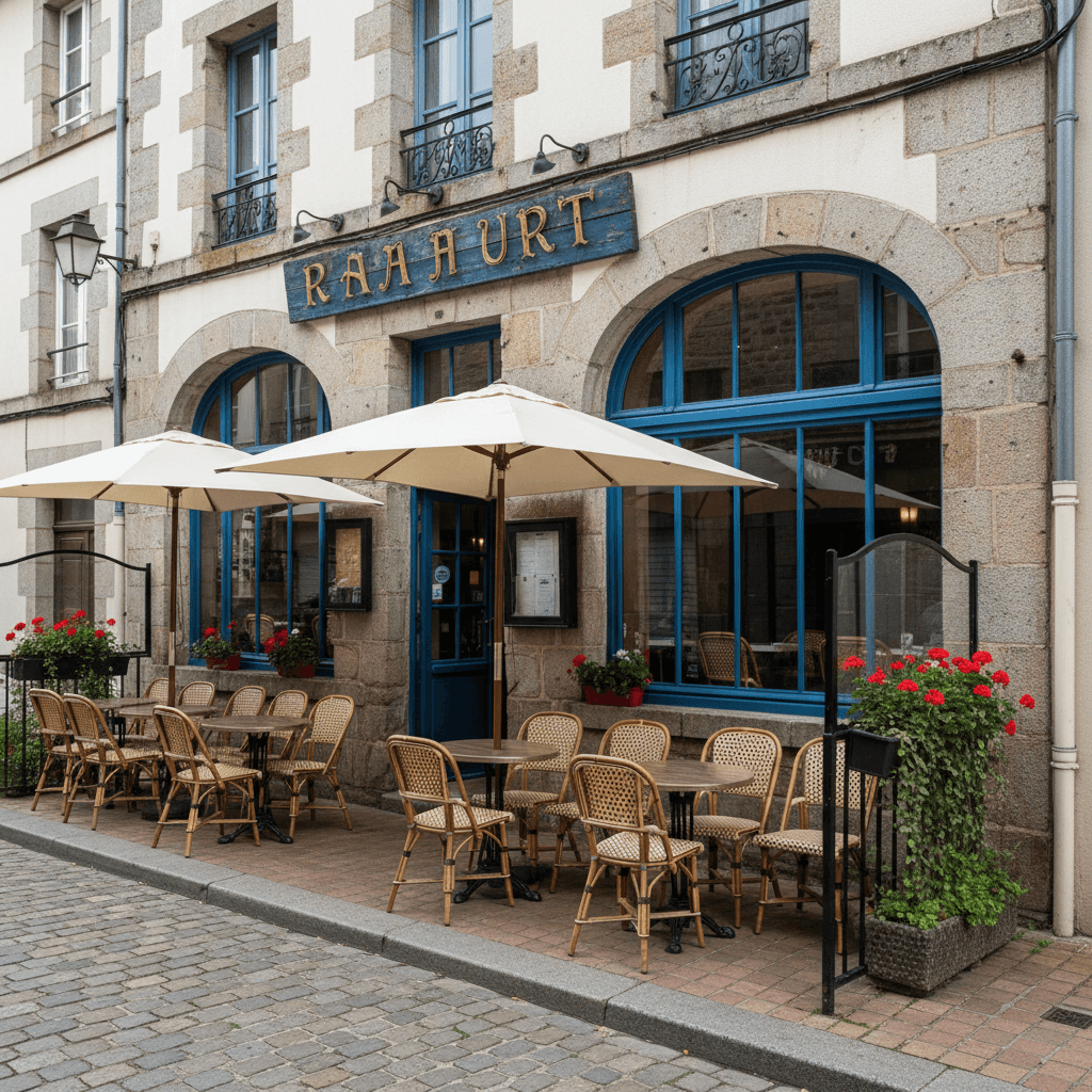 Restaurant à Vannes : terrasse - licence IV - Image 1