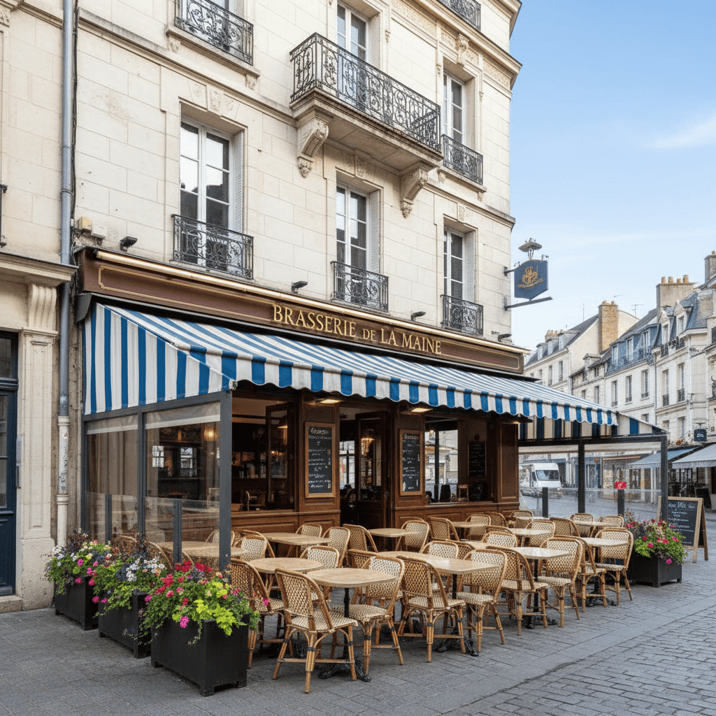 Bar-brasserie à Angers : terrasse - licence IV