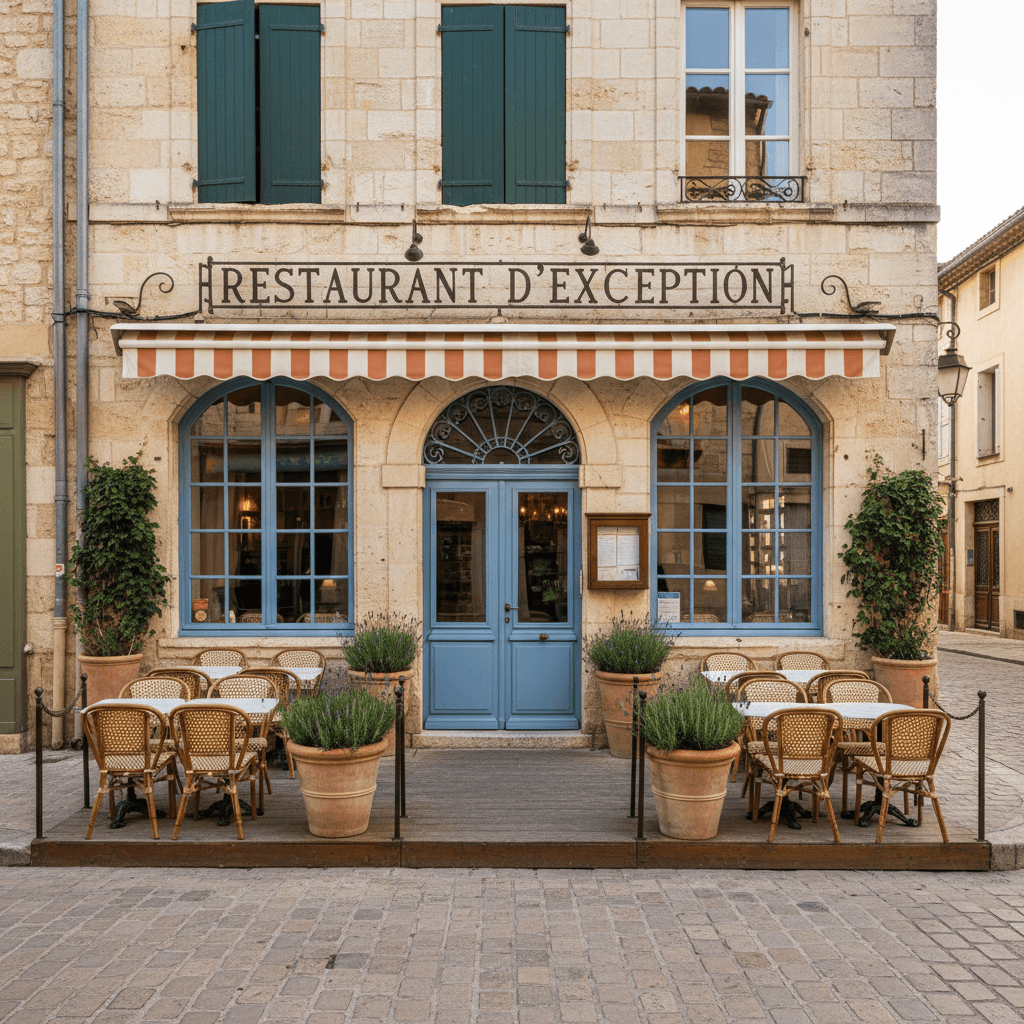 Restaurant 100m² à Uzès : terrasse - licence IV - Image 1