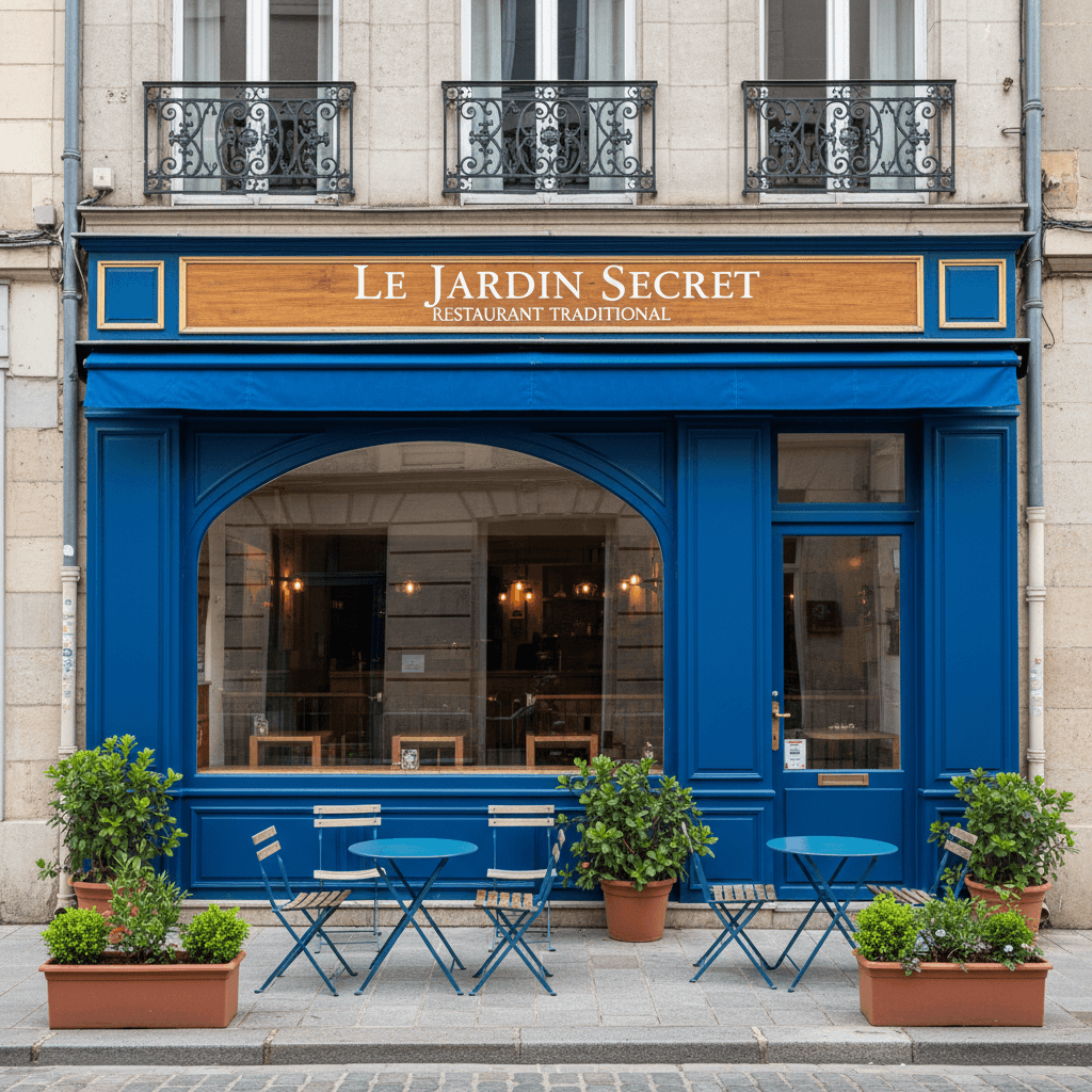 Restaurant 50m² à Nantes : terrasse - extraction