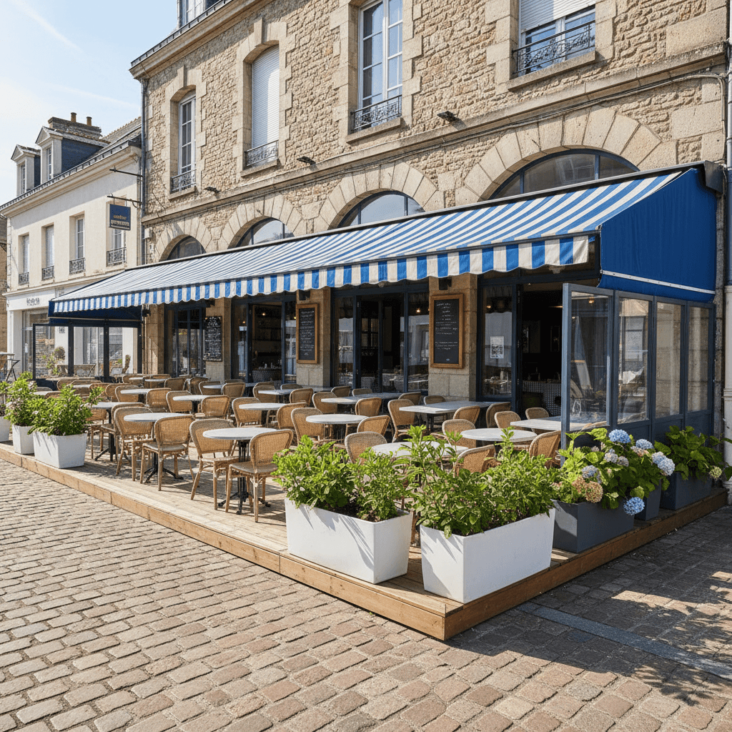 Restaurant 120m² à Les Sables-D'Olonne : terrasse - licence IV - Image 1