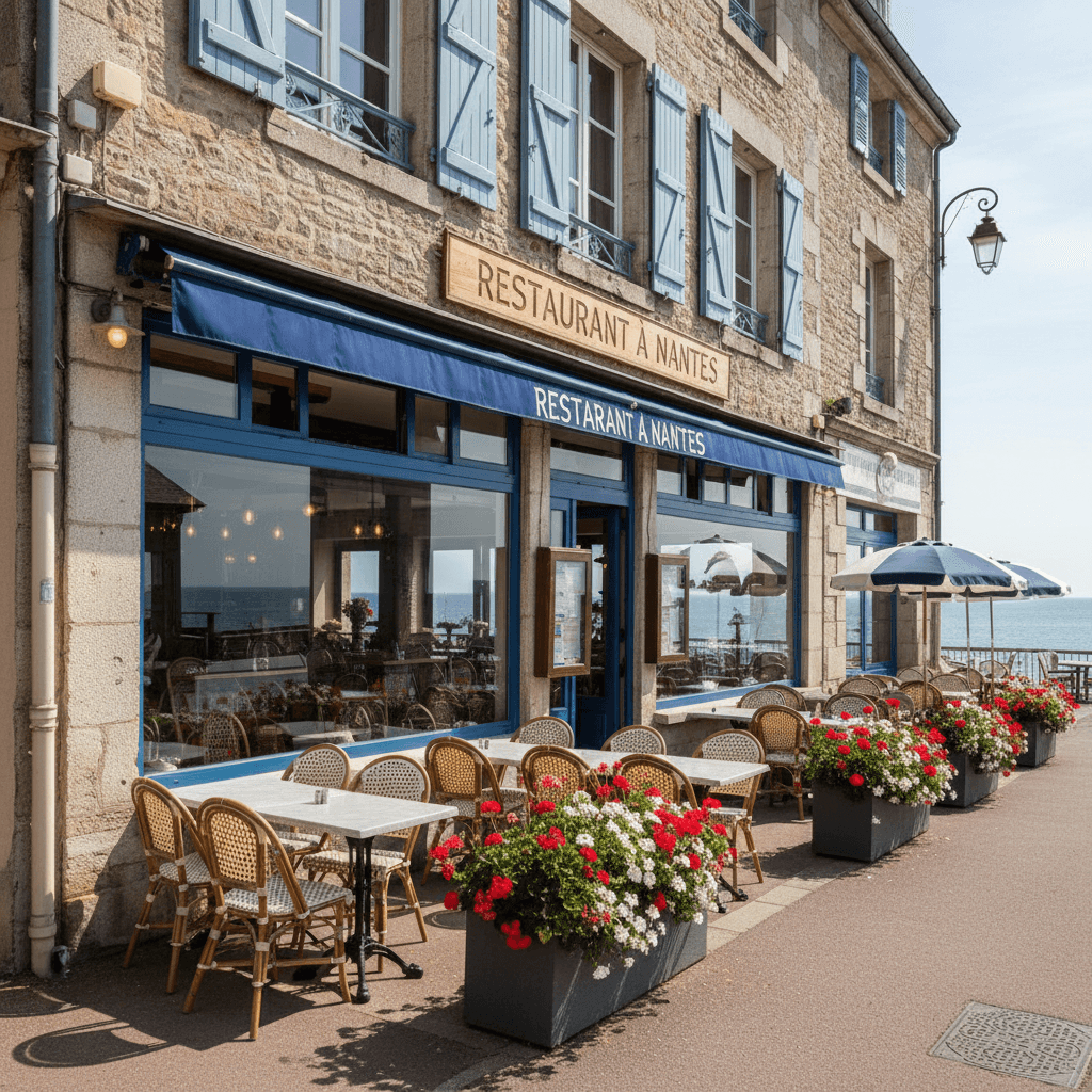 Restaurant à Nantes : terrasse - extraction - Image 1