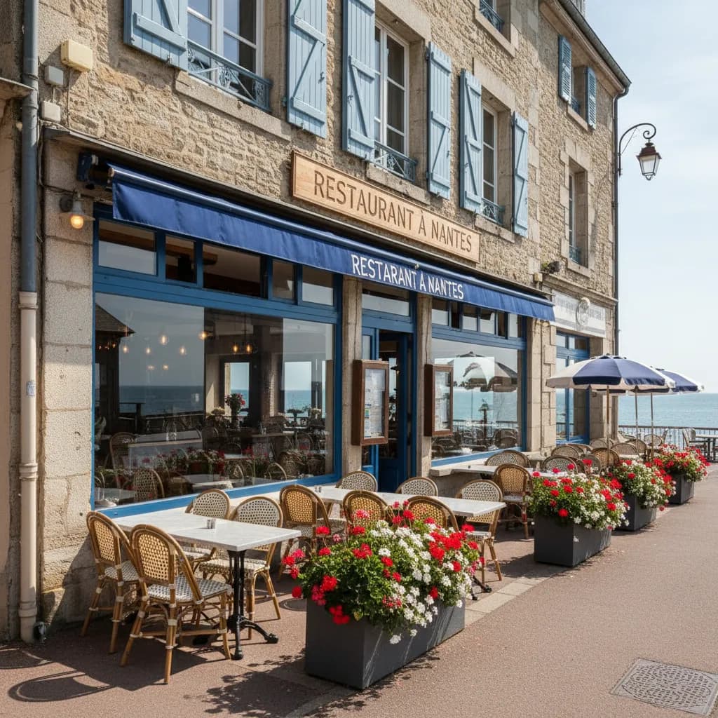 Restaurant à Nantes : terrasse - extraction - Image 1