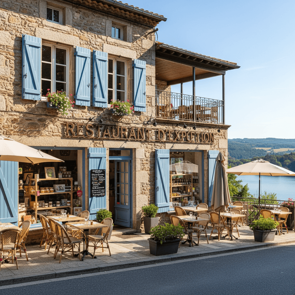 Restaurant 210m² à La Salvetat-Sur-Agout : terrasse - licence IV - Image 1