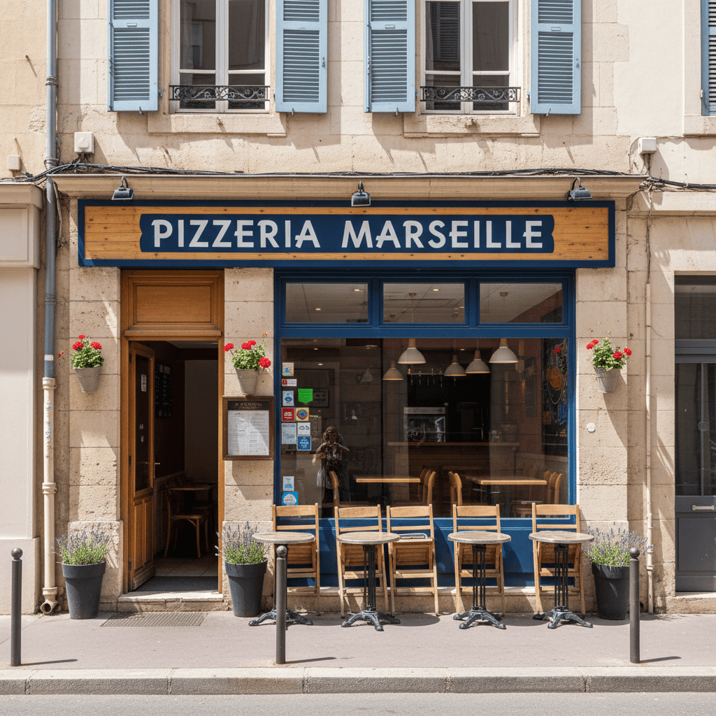 Restaurant à Marseille : terrasse - extraction - Image 1