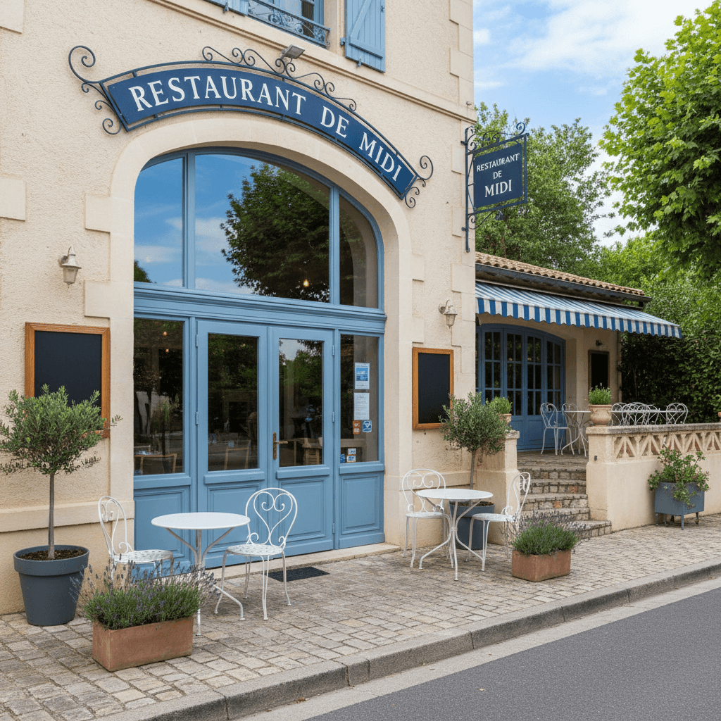 Restaurant 110m² à Roquefort-Les-Pins : terrasse - licence IV - Image 1
