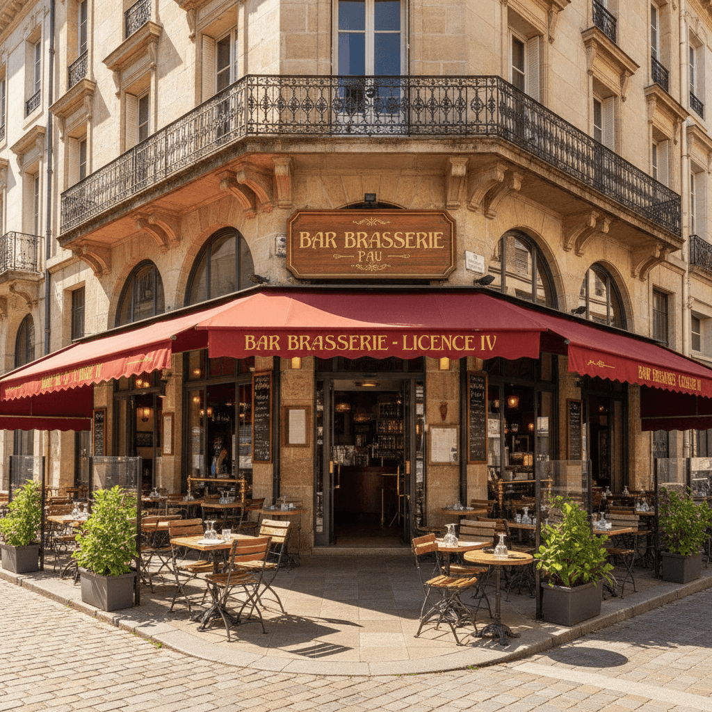 Bar-brasserie à Pau : terrasse - licence IV - Image 1