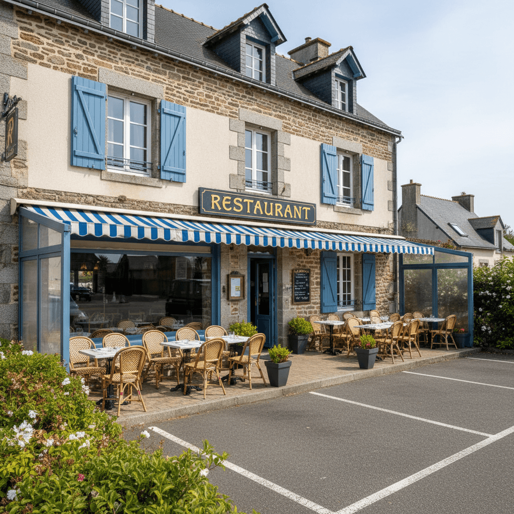 Restaurant 277m² à Erquy : terrasse - extraction - Image 1