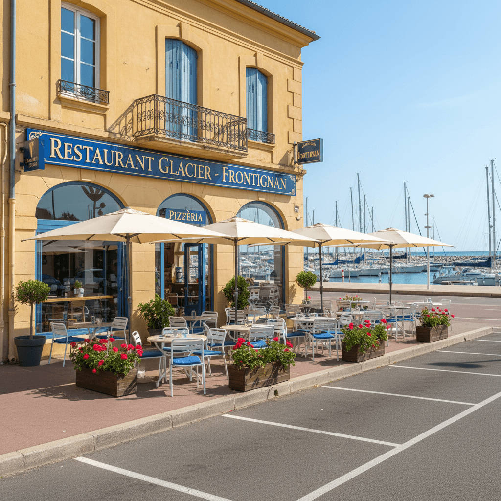 Restaurant 255m² à Frontignan : terrasse - licence IV - Image 1